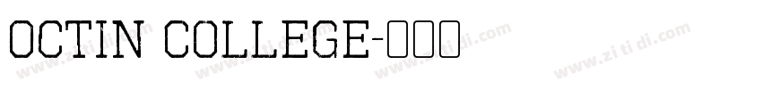 Octin College字体转换